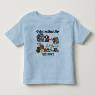 Crazy for Sports 2nd Birthday T-shirts and Gifts