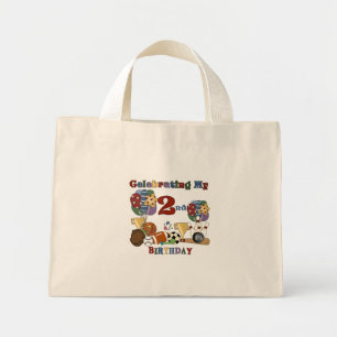 Crazy for Sports 2nd Birthday T-shirts and Gifts Mini Tygkasse