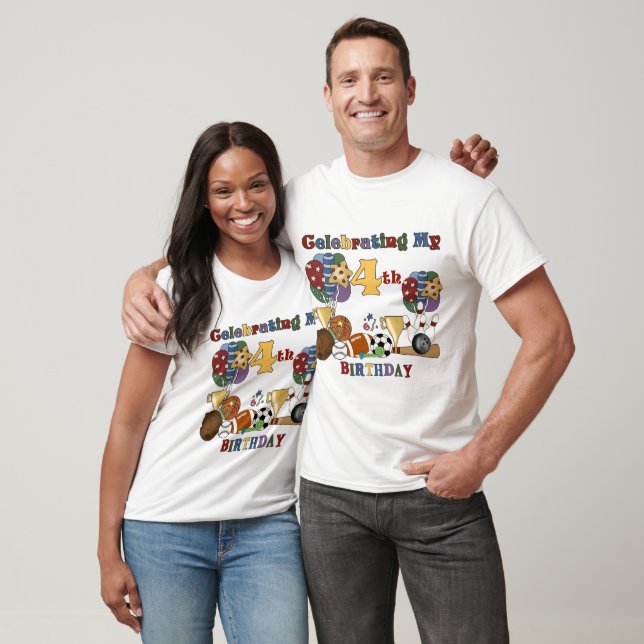 Crazy for Sports 4e födelsedagen T-shirts and Gift (Unisex)