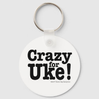 Crazy for UKE Designer Keychain Nyckelring