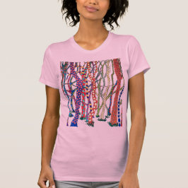 Crazy Forest Watercolor Birthday T Shirt