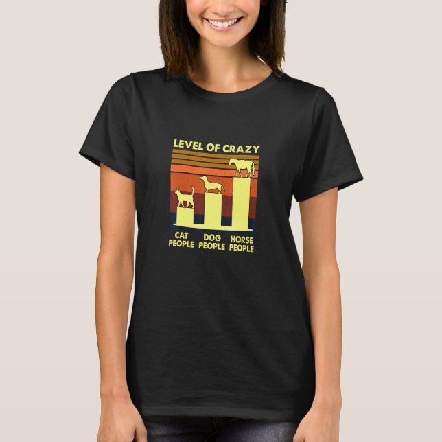 Crazy Fot Horses T Shirt (Framsida)