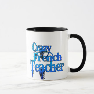 Crazy Fransk Teacher Mugg