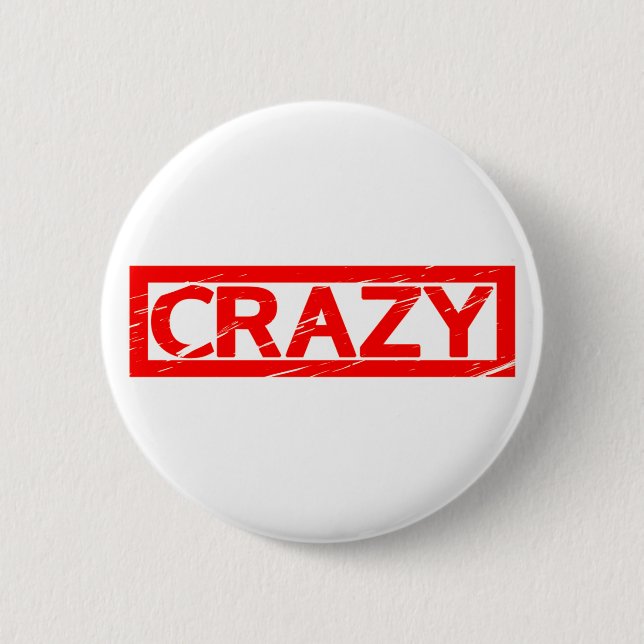 Crazy Frimärke Knapp (Framsida)