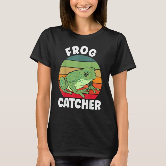 Crazy Frog  Groda Viskare Grodfångare T Shirt (Framsida)