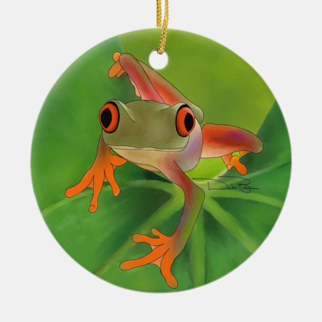 Crazy Frog Ornament med bakgrund (Framsidan)