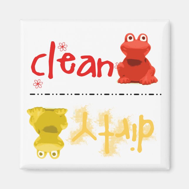 Crazy Frogs Dishwasher Magnet (Framsidan)