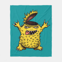 Crazy Funny Evil Character Fleecefilt