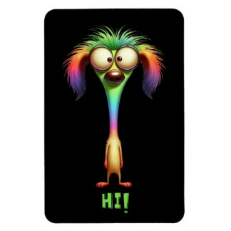 Crazy Funny Tecknad hund Magnet