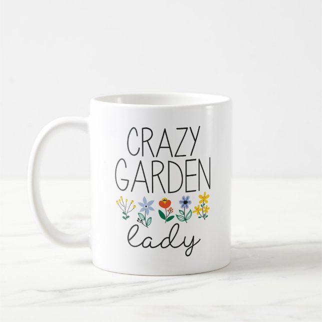 Crazy Garden Dam Kaffemugg (Vänster)