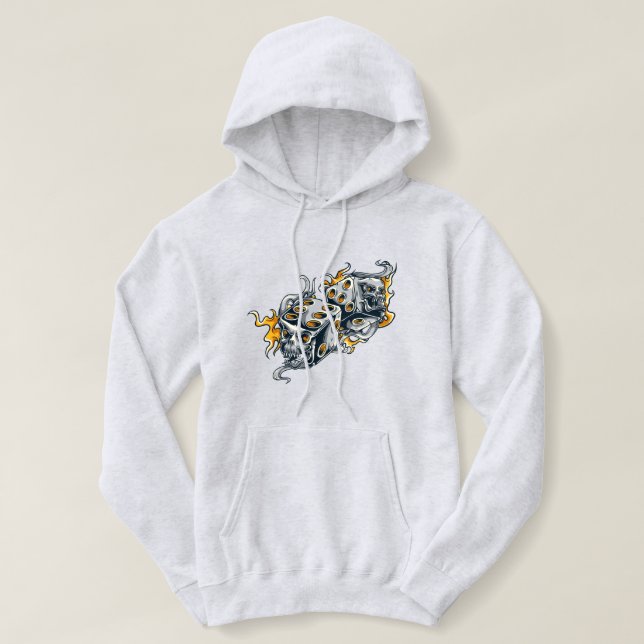 Crazy ghost 👻 t shirt (Design framsida)