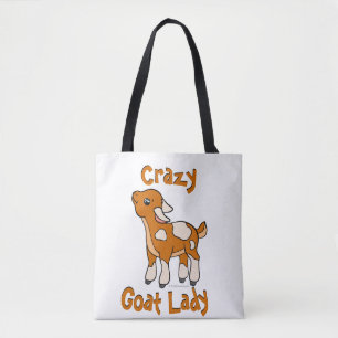 CRAZY GOAT DAM av totaltGoatally™ Tygkasse