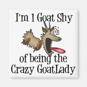 Crazy Goat Dam GetYerGoat Magnet