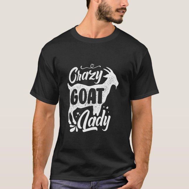 Crazy Goat Dam T Shirt (Framsida)