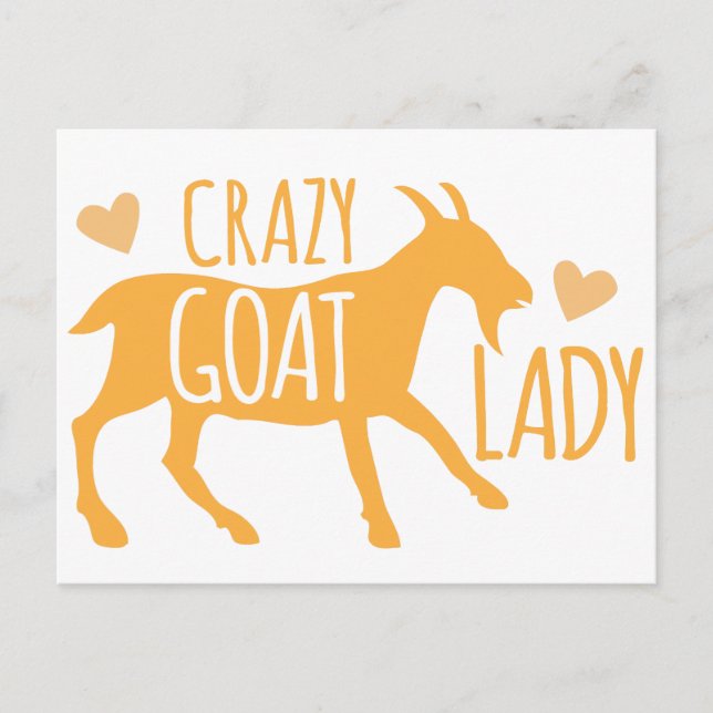 Crazy Goat Dam Vykort (Framsida)