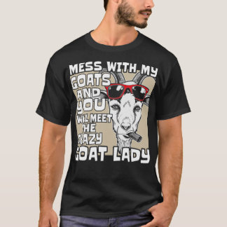Crazy Goat Girl säger att kvinnor T Shirt