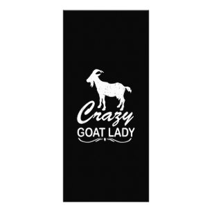 Crazy Goat Lady Shirt Goat, Goat Farmer Gift Reklamkort