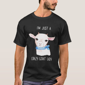 Crazy Goat Lady Sweet Goat Farm T Shirt