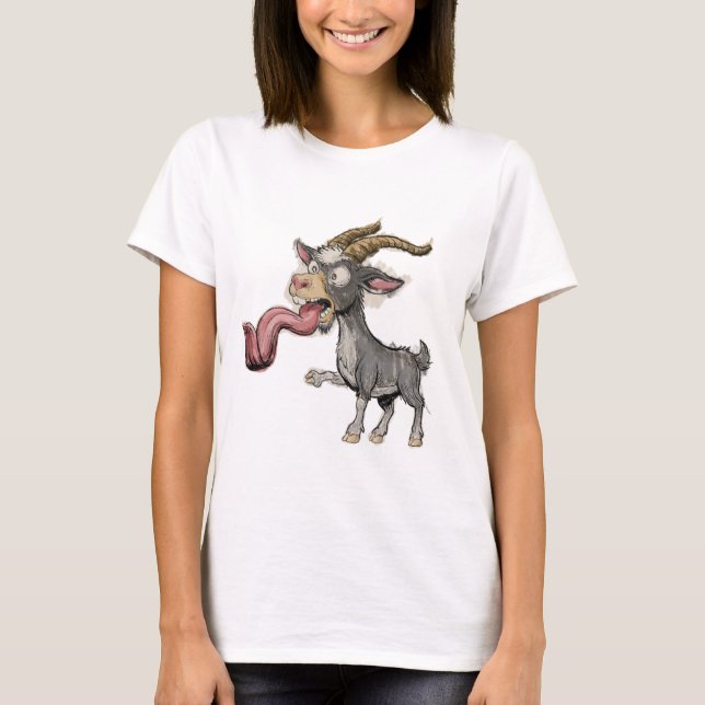 Crazy Goat T Shirt (Framsida)