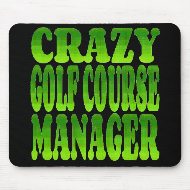 Crazy Golf Course Manager i Grönt Musmatta (Framsidan)