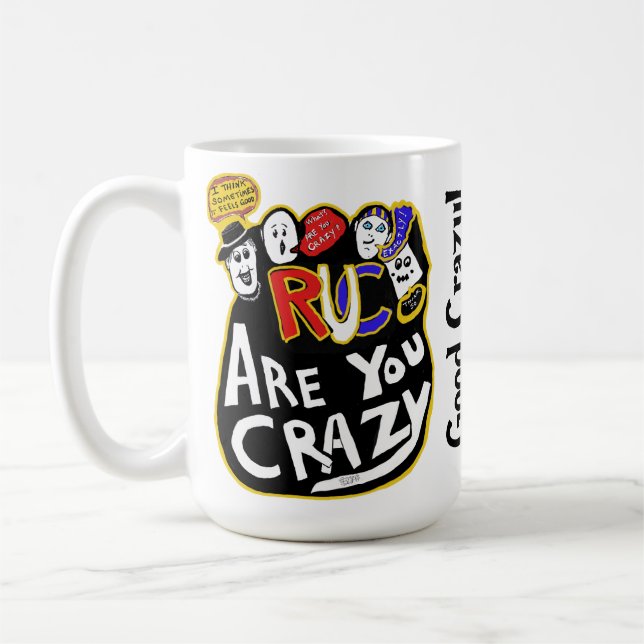 Crazy Good Vibes, Vibrant Kaffemugg (Vänster)
