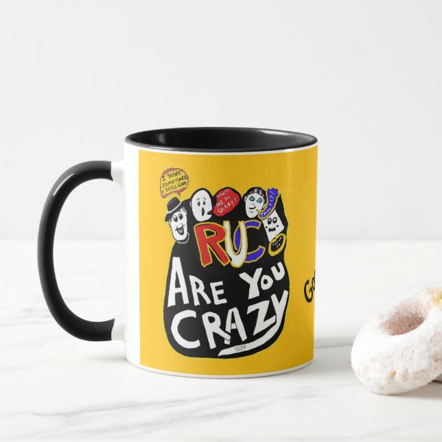 Crazy Good Vibes, Vibrant Mugg (Med munk)