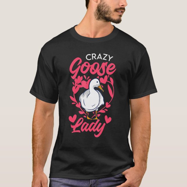Crazy Goose Dam T Shirt (Framsida)