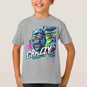Crazy Gorilla – Styrka & Vild Energi T-shirt
