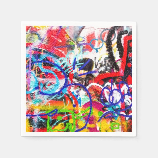 Crazy Graffiti Pappersservett (Framsidan)