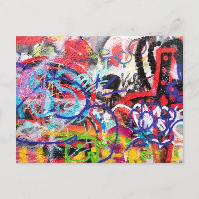 Crazy Graffiti Vykort (Framsida)