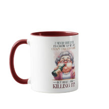 Crazy Grandma Mugg