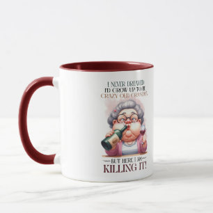 Crazy Grandma Mugg