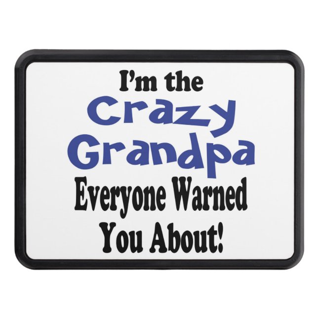 Crazy Grandpa Trailer Hitch Dragkroksskydd (Framsidan)