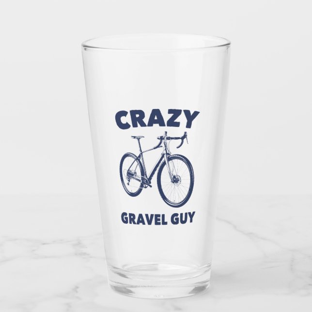 Crazy Gravel Guy Cycling Glaskopp (Framsida)