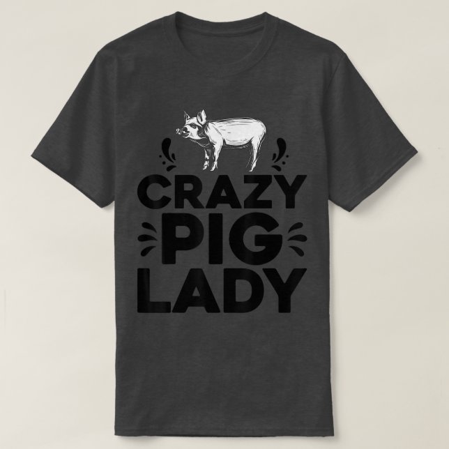 Crazy Gris Dam Tee Funny Grisar Farm Poultry Farme (Design framsida)