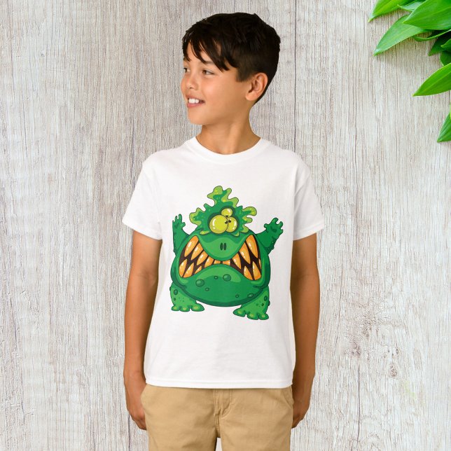 Crazy Grönt Monster T Shirt (Skapare uppladdad)