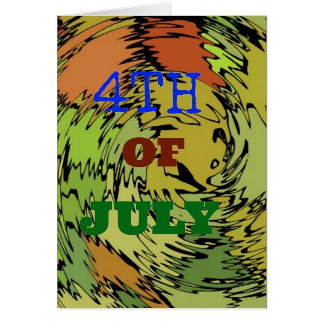 Crazy Grönts Hälsningskort (Framsidan)