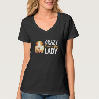 Crazy Guinea Dam Cavy Hamster Art Rodent Anim T Shirt