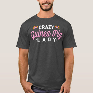 Crazy Guinea Gris Dam Funny Många Guinea Grisar P T Shirt