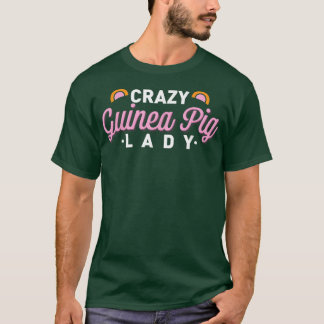 Crazy Guinea Gris Dam Funny Många Guinea Grisar P T Shirt