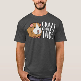 Crazy Guinea Gris Dam Pet Women Guinea Gris T Shirt