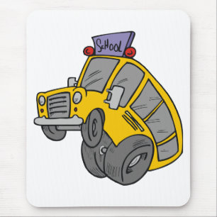 Crazy Gult School Buss Musmatta
