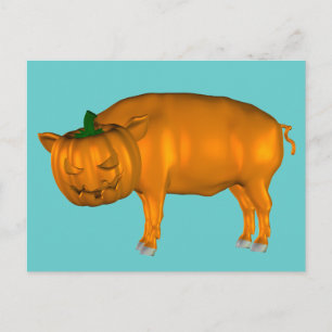 Crazy Halloween Gris Vykort