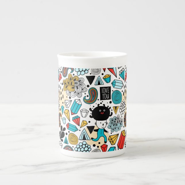 Crazy head benporslin mugg (Framsidan)