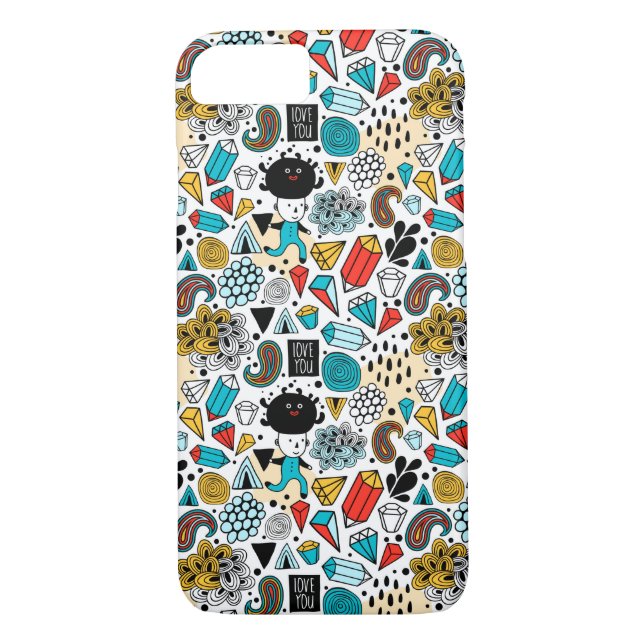 Crazy head Case-Mate iPhone skal (Baksida)