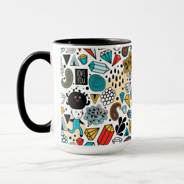 Crazy head mugg (Vänster)