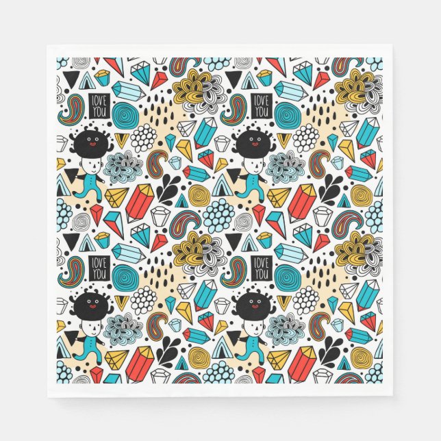 Crazy head pappersservett (Framsidan)