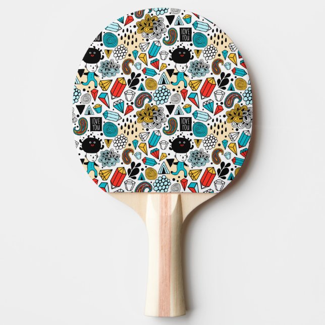 Crazy head pingisracket (Framsidan)