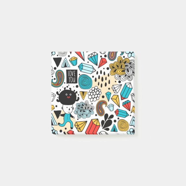 Crazy head post-it block (Framsida)