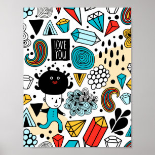 Crazy head poster